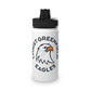 CG School Stainless Steel Water Bottle, Sports Lid