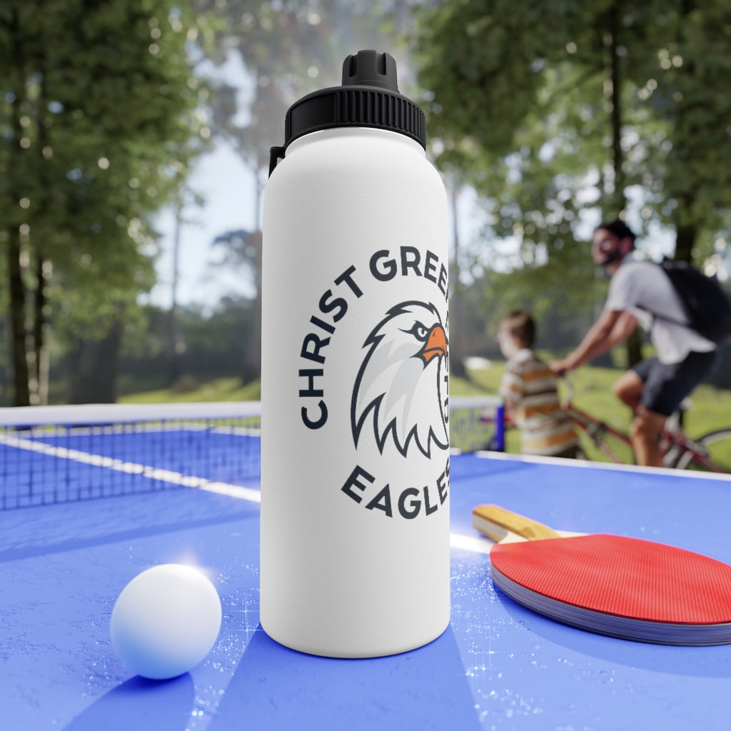 CG School Stainless Steel Water Bottle, Sports Lid