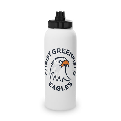 CG School Stainless Steel Water Bottle, Sports Lid